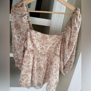 Altar’d State Paisley Blouse Sz M